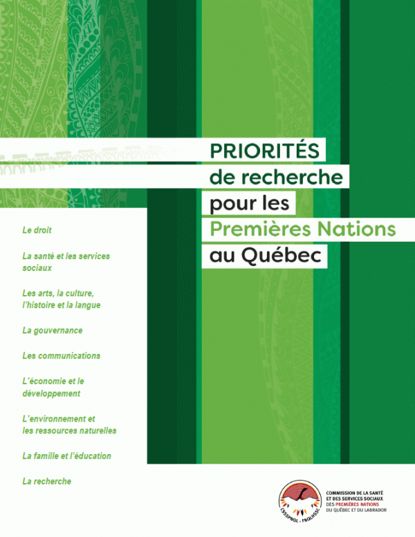 Priorités de recherche pour les Premières Nations au Québec