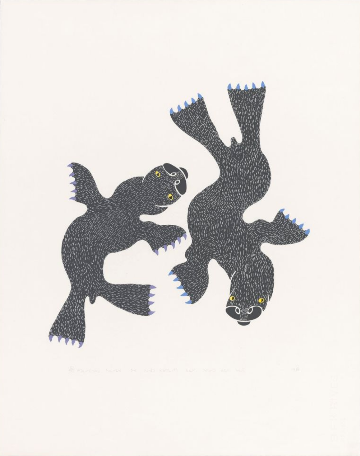 Corpus of Inuit prints: silkscreen 