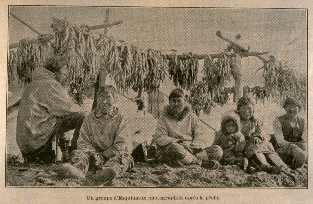 Illustrations taken from Quebec periodicals: Inuit mores and customs
