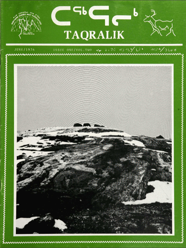 Taqralik magazine: 1974-1986