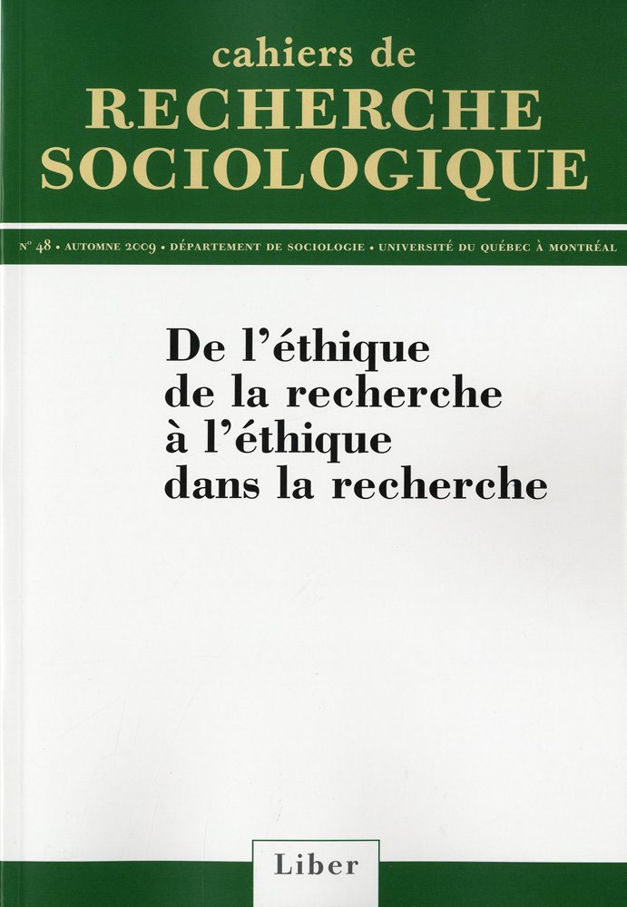 Cahiers de recherche sociologique 48