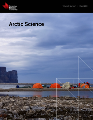 La coverture de la revue Arctic Science