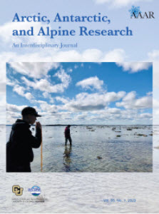 la couverture de la revue Arctic, Antarctic, and Alpine Research