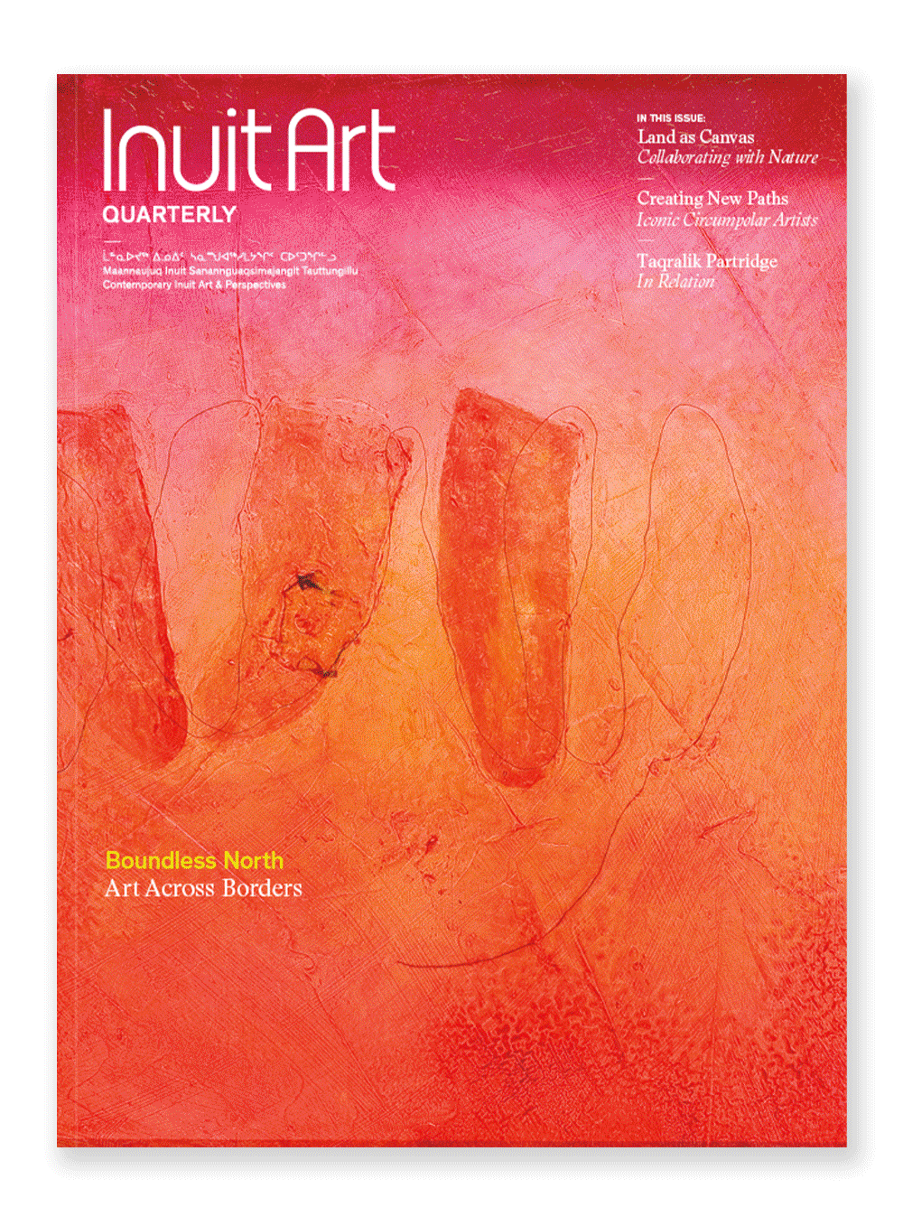 La couverture de la revue Inuit Art Quarterly