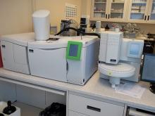 Gas Chromatograph coupled to a mass spectrometer (GC/MS)